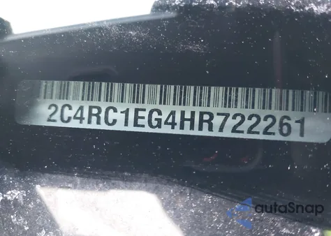 2017 Chrysler Pacifica Touring-L Plus из США, поврежденный, VIN 2C4RC1EG4HR722261